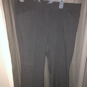 Gray dress pants